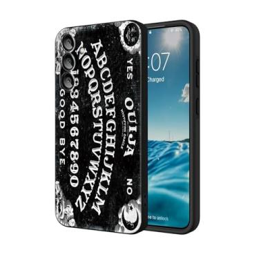 Imagem de GUYBFADFG Capa para Samsung Galaxy S25, capa de telefone macia e fina com proteção de câmera para meninas e mulheres, placa Ouija