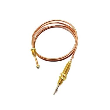 Imagem de Termopar para dispositivos de aquecimento 600 mm comprimento compatível com fogões, churrasqueiras e lareiras para medição precisa temperatura