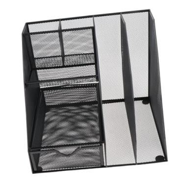 Imagem de RNXRZANK Organizador de Mesa para Arquivos, Suporte para Documentos, Organizador de Espaço de Trabalho com Gaveta, Porta-documentos, Organizador de Arquivos Ve, Gaveta à esquerda, Tamanho real