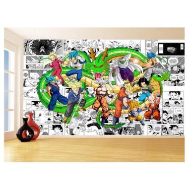 Imagem de Papel De Parede Dragon Ball Goku Vegeta Anime 3,5M Dbz190 - Você Decor
