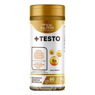Imagem de Mix Nutri + Testo Zinco/Arginina e Taurina c/60 cps