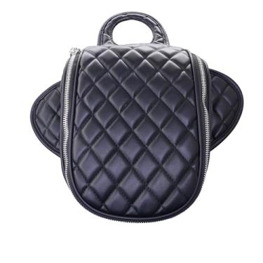 Imagem de SZRHPW Bolsa de viagem vintage para motocicleta, cor sólida, forte, magnética, tanque de combustível, bolsa de viagem, alforjes para Harley Sportster 883 1200 Forty Eight