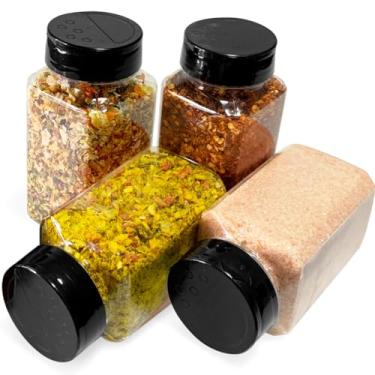 Imagem de Frascos De Vidro ReforçAdos Para Condimentos Com Tampas De Bambu Duplamente Seladas Para Armazenamento E Rotulagem De Sal — Frascos Para Condimentos, Frascos De Bambu Selados(4)