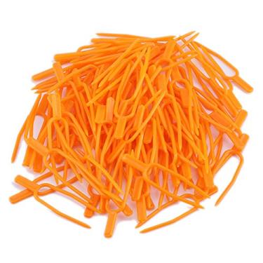 Imagem de 100 peças de clipes de fixação de plantas de jardinagem, clipes de suporte de escalada de plantas de plástico para fixação de videira, ferramenta de fixação de garfo de plantio para suprimentos de