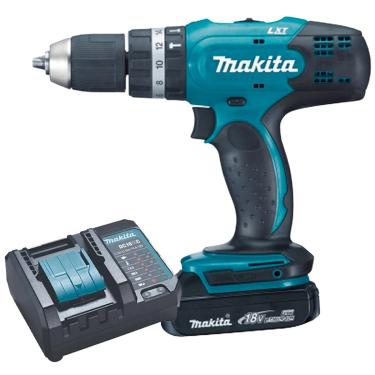 Imagem de Parafusadeira E Furadeira 18V Com Impacto Makita Dhp453Y002