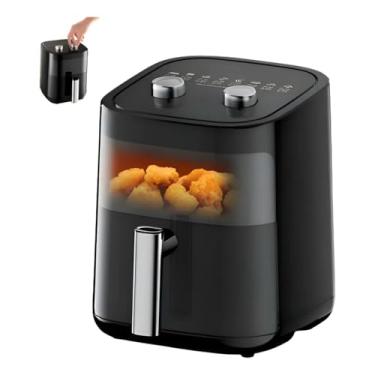Imagem de Fritadeira Elétrica Sem Óleo 4 em 1 – Airfryer, Gratinar, Reaquecer e Desidratar, 4L, Painel Digital com Funções Programadas, Espeto Rotisseria, Controle de Temperatura 60–200°C, Baixo Teor de Gordura