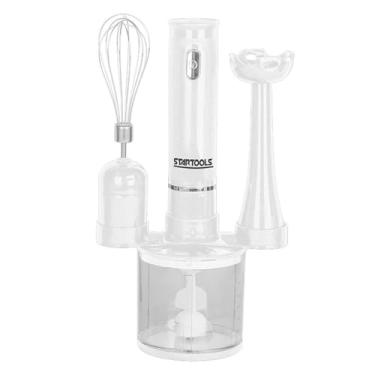 Imagem de Kit Mixer, Processador e Batedor de Alimentos 3 em 1, 200W, 220V, Lâmina em Aço Inox, Copo 700ml, Preto e Branco Sortido