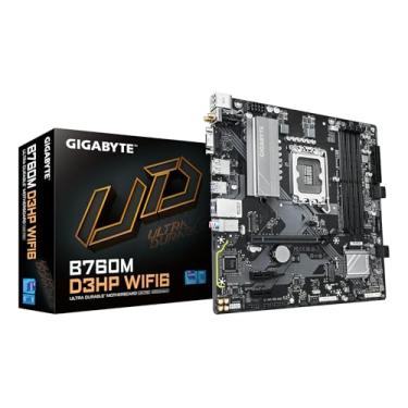 Imagem de Placa Mãe Gigabyte B760M D3HP WIFI6 (LGA 1700/4xDDR5/HDMI/DP/VGA/M.2/USB 3.2)