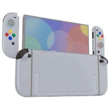 Imagem de eXtremeRate Botões de substituição DIY para Nintendo Switch 2, conjunto completo personalizado com placa traseira com botão para console portátil Switch2 e Joycon 2 - Versão Deluxe - New Hope Cinza