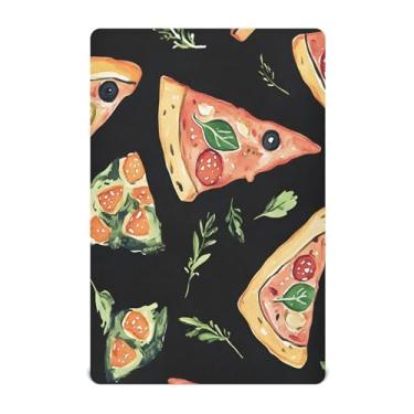 Imagem de xigua Lençol de berço fofo com fatias de pizza para meninas e meninos, lençol macio e respirável adequado para berço padrão e cama infantil 71 x 132 cm