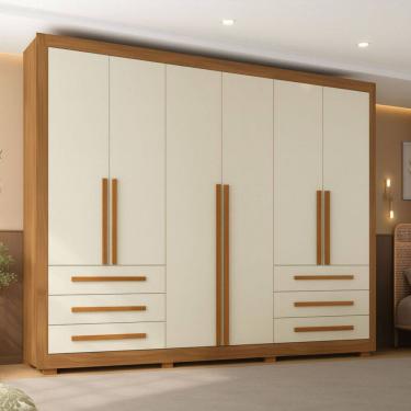 Imagem de Guarda Roupa Solteiro 2 Portas 3 Gavetas Flex Épico Demartêz