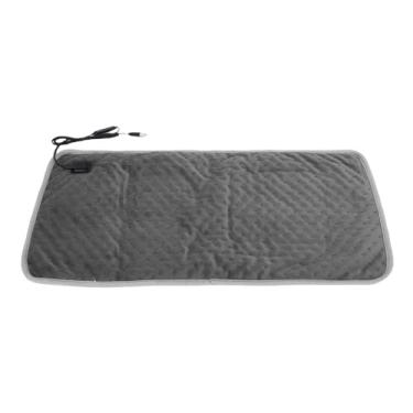 Imagem de Dpofirs Almofada de Aquecimento para Animais de Estimação, Macio, Confortável, Portátil, Elétrico, Tapete Aquecido para Cães, para Camping, Cobertor de Aquecimento Adequado para a Pele para (Cinza)