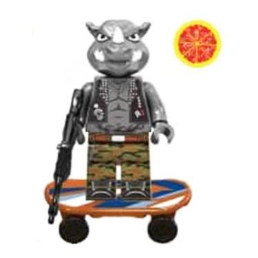 Imagem de Minifigure Rhinoceros Vilão Tartarugas Ninja Blocos Montar