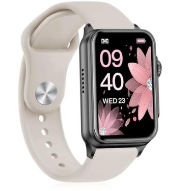 Imagem de Inhosper Pulseiras de silicone compatíveis com relógio inteligente FITVII Nexa de 4 cm, pulseiras esportivas macias de substituição para relógio FITVII Nexa Fitness Tracker Watch feminino e masculino