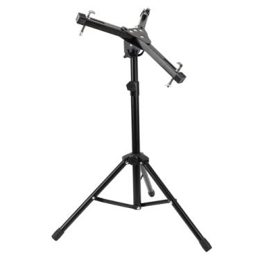 Imagem de Jectse Suporte de Tambor, Suporte de Caixa de tripé Ajustável, Liga de Alumínio, Leve, à Prova de Ferrugem, Com Pés Embrulhados Em Plástico para Tambores Fictícios de 11 Polegadas e 12