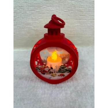 Imagem de DECORAÇÃO LUMINÁRIA ENFEITE NATALINO LAMPARINA DE NATAL LED (estilo 4 - A)