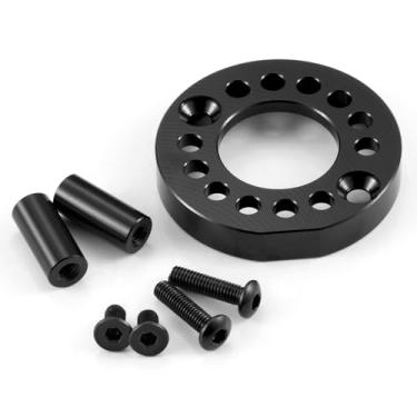 Imagem de Que-T 1 Set Aluminum Motor Mount Bracket Motor Holder for Tamiya TA02 1/10 RC Car Upgrade(Black)