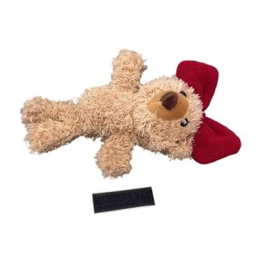 Imagem de harayaa Urso decorativo para capacete com laço, acessório para capacete de esqui, ciclismo, feminino e masculino, Coffee Bear in Front