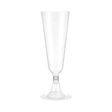 Imagem de Taças De Champanhe Descartáveis De Plástico Transparente 150ml 10 20 3