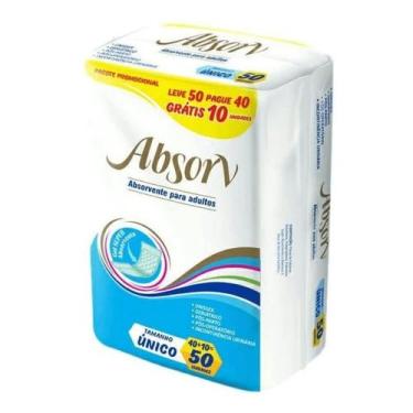 Imagem de Absorvente Geriátrico Absorv Com 50 unidades