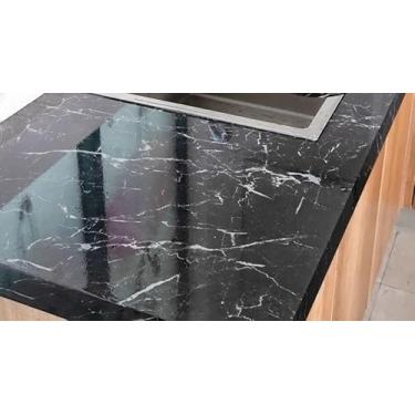 Imagem de Papel De Parede Autoadesivo Para Cozinha Com Estilo MáRmore - LaváVel E Resistente à áGua, óLeo E Calor(6,Preto)