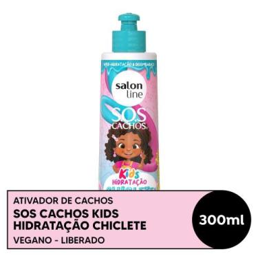 Imagem de Ativador de Cachos Salon Line Chiclete SOS Cachos Kids Hidratação 300m