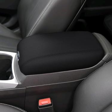 Imagem de faccaibbg Capa de apoio de braço para console central para Cadillac SRX 2010 2011 2012 2013 2014 2015 Cadillac SRX couro impermeável e resistente a arranhões, capa para apoio de braço para acessórios