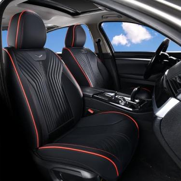 Imagem de FLORICH Capas de assento automotivo assentos dianteiros capa de assento de carro à prova d'água respirável protetor de almofada de assento de carro ajuste universal para a maioria dos carros