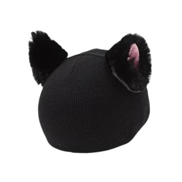 Imagem de harayaa Capa para capacete de esqui, gorro de tricô decorativo, acessório para capacete de snowboard e esqui com desenho animado, ideal para capacetes de