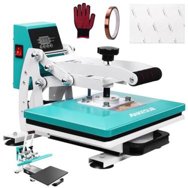 Imagem de MAIKESUB Máquina De Prensa Térmica De 12X10 Polegadas Para Camisetas, Impressora Digital Industrial De Sublimação Para Transferência De Calor Em Vinil, Máquina De Prensa Verde Inteligente Para Proj