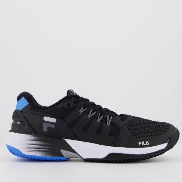 Imagem de Tênis Fila Float Verve Clay Preto e Azul-Masculino