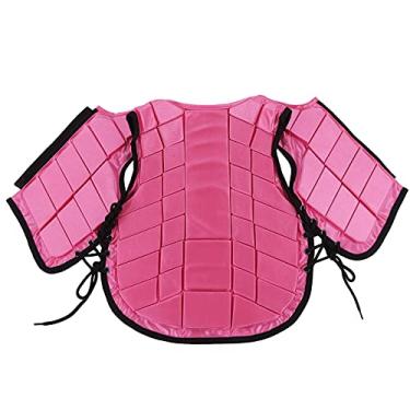 Imagem de Generic Colete Protetor Equestre Rosa para Crianças, Equipamento de Segurança Acolchoado de Espuma para Crianças, Material de Nylon, para Absorção de Choque e Conforto Adequado para Atividades (CL)