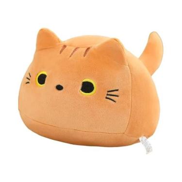 Imagem de Boneco De Pelúcia Oval Super Macio Kawaii Com Quatro Pingentes De Gati