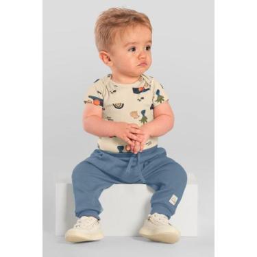 Imagem de Body bebê menino de bichinhos Brandili Baby, Natural, M