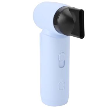 Imagem de Generic Espanador de Ar Elétrico Eficiente, 80000rpm, Ventilador Turbo Portátil Sem Escova para Remover Poeira de Teclados, Janelas, Desktops, Preto (Azul claro)