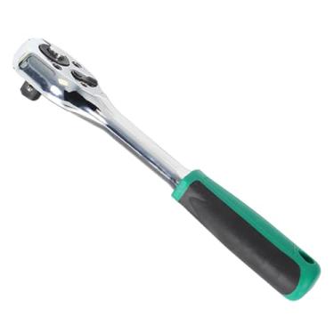 Imagem de MotiveTech Chave de catraca de 3/8", chave inglesa, catraca de encaixe de 3/8", ferramenta de com cabo antiderrapante, para uso profissional, doméstico
