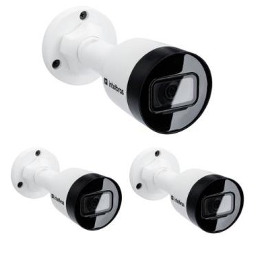 Imagem de Kit 3 Câmeras IP 2 Megapixels Full HD 30m PoE VIP 1230 B G5 Intelbras