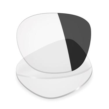 Imagem de Mryok Lentes de reposição UV400 para óculos de sol Oakley Deadbolt OO6046, HD Polarized, proteção UV, resistente a impactos e ajuste perfeito - Adapte cinza fotocromático