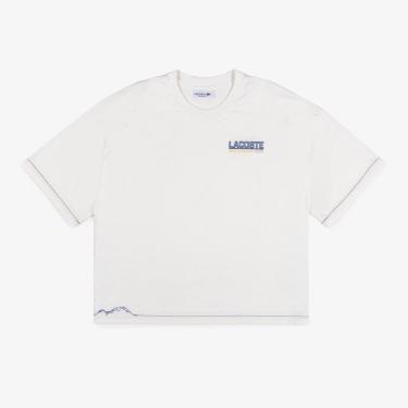 Imagem de Camiseta Lacoste De Malha Em Modelagem Solta Feminina-Feminino