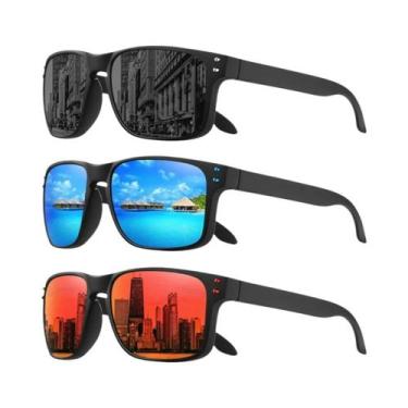 Imagem de Óculos De Sol Polarizados Unissex UV400 Designer Para Direção Pesca Vi