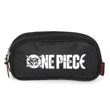 Imagem de Estojo Estolar Triplo Bolsinha Porta Lápis Menino One Piece-Masculino