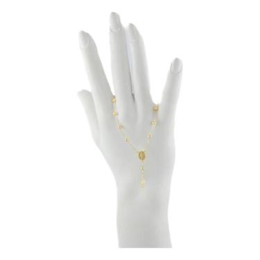 Imagem de Pulseira Feminina Ouro 18k 750 Terço 3 Mm 19 Cm Certificado - JOIE JOI