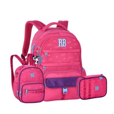 Imagem de Mochila De Costas Rebecca Bonbon Lancheira Térmica Estojo - Clio Style