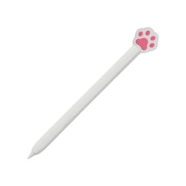 Imagem de Abruga Compatível com estojo Apple Pencil, capa protetora e capa para Apple Pencil 2ª geração, silicone fofo toque macio, leve e antiderrapante, proteção contra choque, suporte ultrafino para pata de