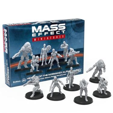Imagem de Conjunto de miniaturas de colecionadores de resina alfa Mass Effect Heroes of the Normandy - Atualize seu jogo com miniaturas de mesa! Idades 14+, 1-4 jogadores, 45-90 minutos de tempo de reprodução