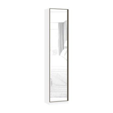 Imagem de Guarda Roupa Sapateira 1 Porta 50cm Com Espelho Prime Luciane Móveis