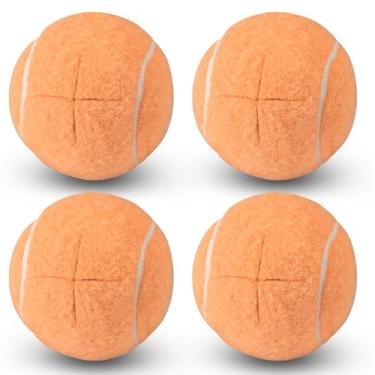 Imagem de Bolas de tênis Walker pré-cortadas para andadores, 4 peças, pernas, bolas deslizantes pré-cortadas universais, revestimentos deslizantes de feltro de longa duração para pernas de móveis e proteção do