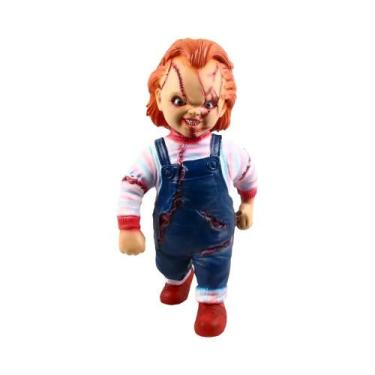 Imagem de Boneco Grande Chucky 1/1 Estátua De Horror Figura De Halloween Acessór