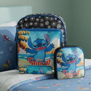 Imagem de Kit Mochila Infantil De Costas Masculina Com Lancheira - Plike