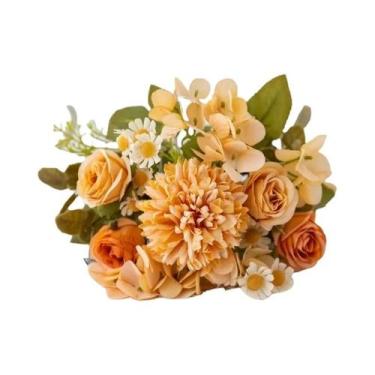 Imagem de 7 Hastes De Flores Artificiais De Camomila Para Decoração De Casa, Arc